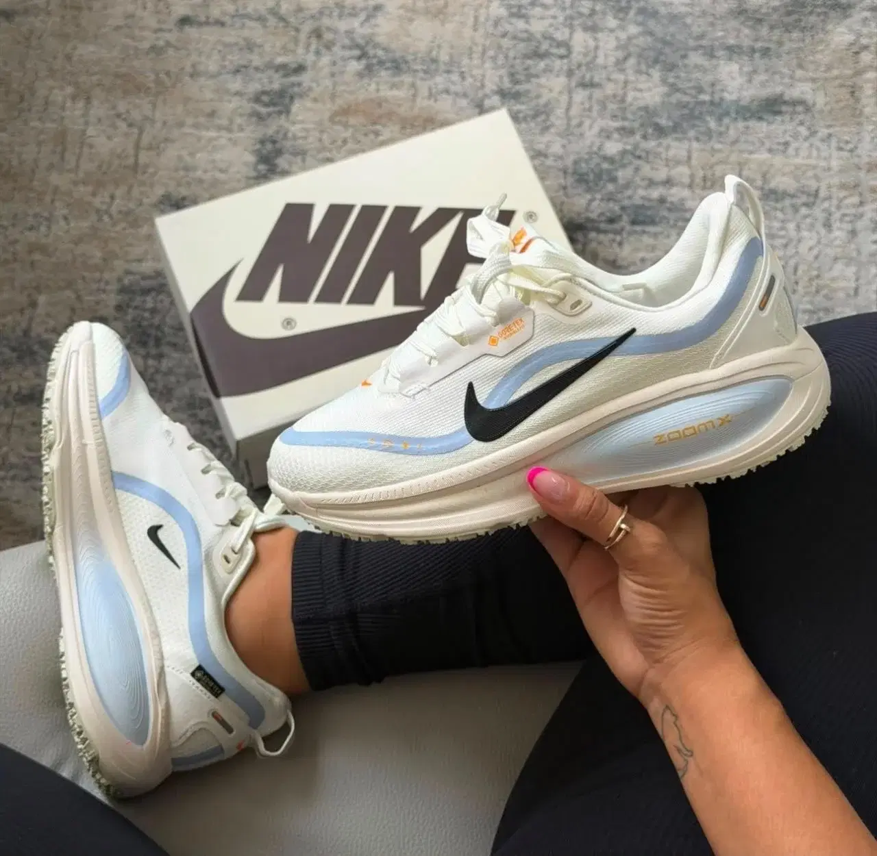 Nike Running Hueso/Azul